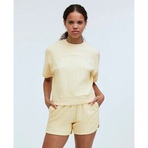 Madewell Ribbed Muscle Tee Botanical Dye Edition Daffodil Yellow Comfy Small